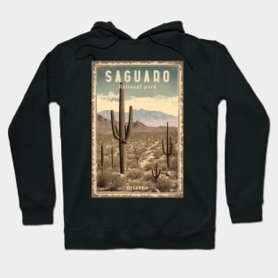 Saguaro vintage national park Hoodie